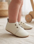 Soft-Sole Baby Oxfords - Soft Ivory