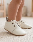 Soft-Sole Baby Oxfords - Soft Ivory