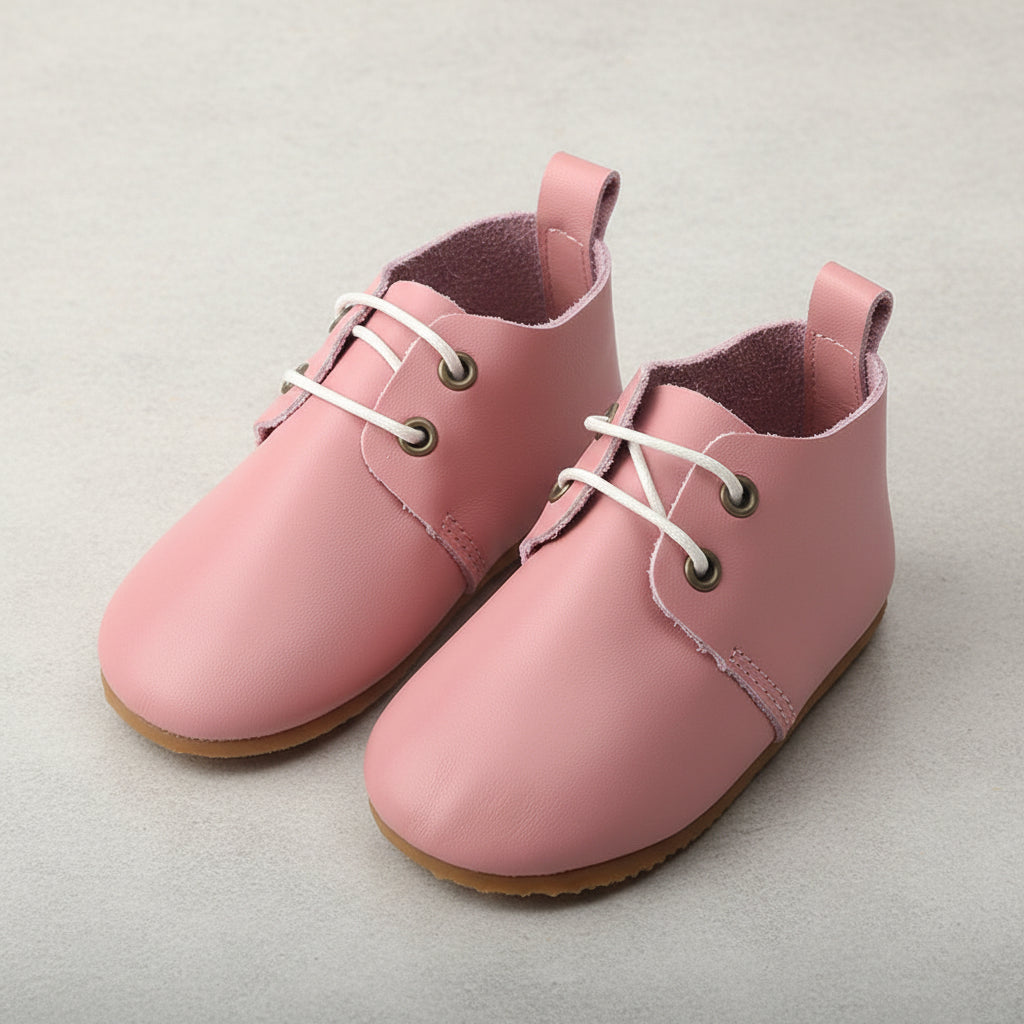 Hard-Sole Baby Oxford - Blush Pink – zuvo kids