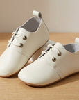 Soft-Sole Baby Oxfords - Soft Ivory