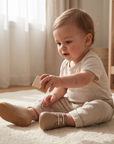 Hard-Sole Baby Oxford - Sandstone Beige