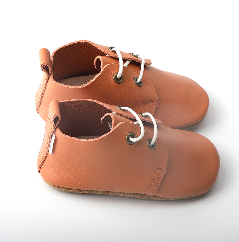 Soft-Sole Baby Oxford-Classic Tan