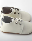Soft-Sole Baby Oxfords - Soft Ivory