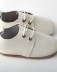 Soft-Sole Baby Oxfords - Soft Ivory