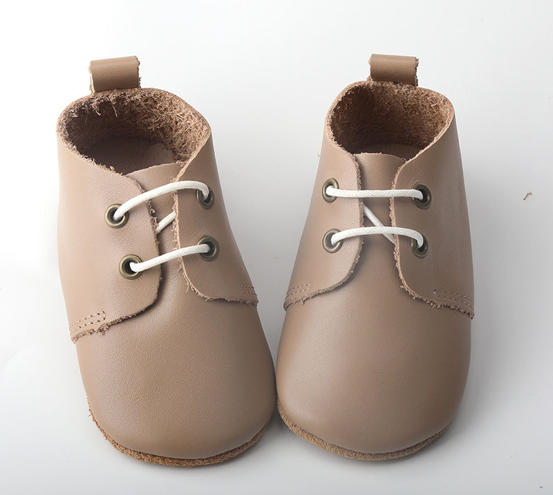 Soft-Sole Baby Oxford - Sandstone Beige