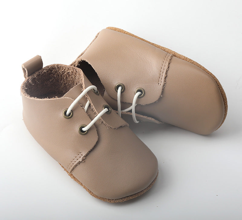 Soft-Sole Baby Oxford - Sandstone Beige