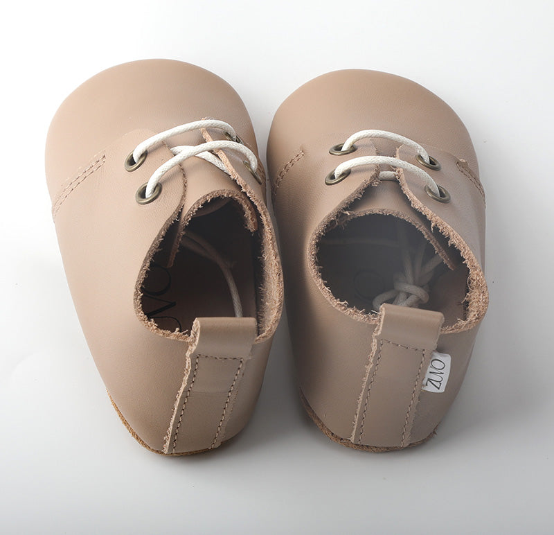 Soft-Sole Baby Oxford - Sandstone Beige