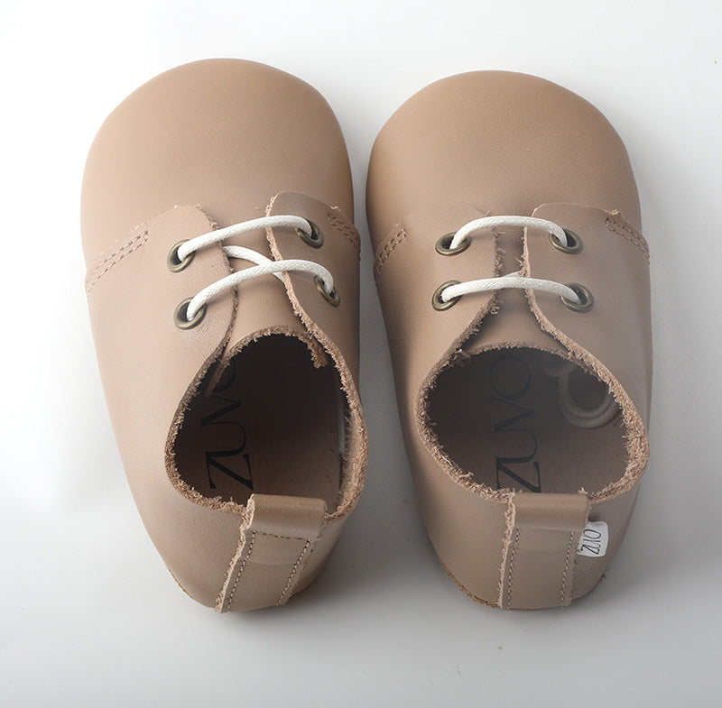 Soft-Sole Baby Oxford - Sandstone Beige
