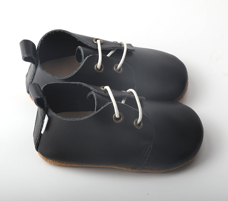 Soft-Sole Baby Oxford – Black