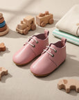 Hard-Sole Baby Oxford - Blush Pink