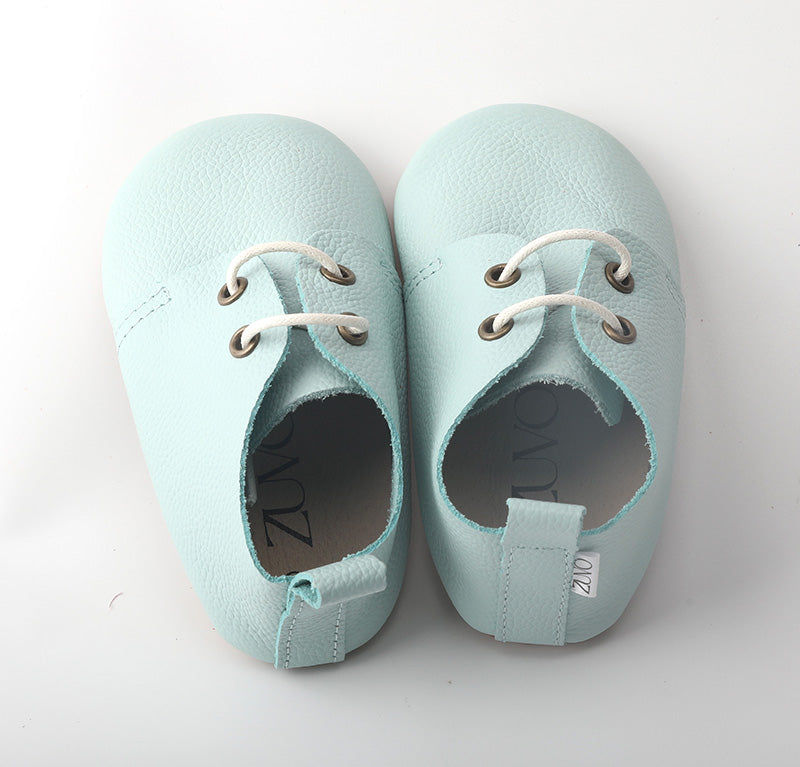Soft-Sole Baby Oxford - Powder Blue