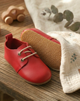 hard-Sole Baby Oxford- Cherry Red