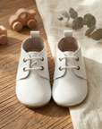 hard-Sole Baby Oxfords - Soft Ivory