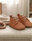 Soft Sole Leather Baby Oxford in nursery setting
