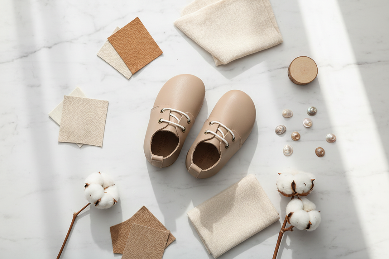 Zuvo sandstone shoes with materials